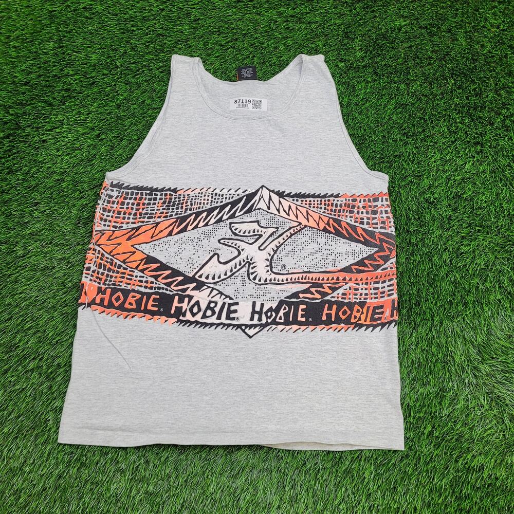 Vintage 90s Hobie Tribal Aztec Tank-Top Large 22x28 Wrap-Around